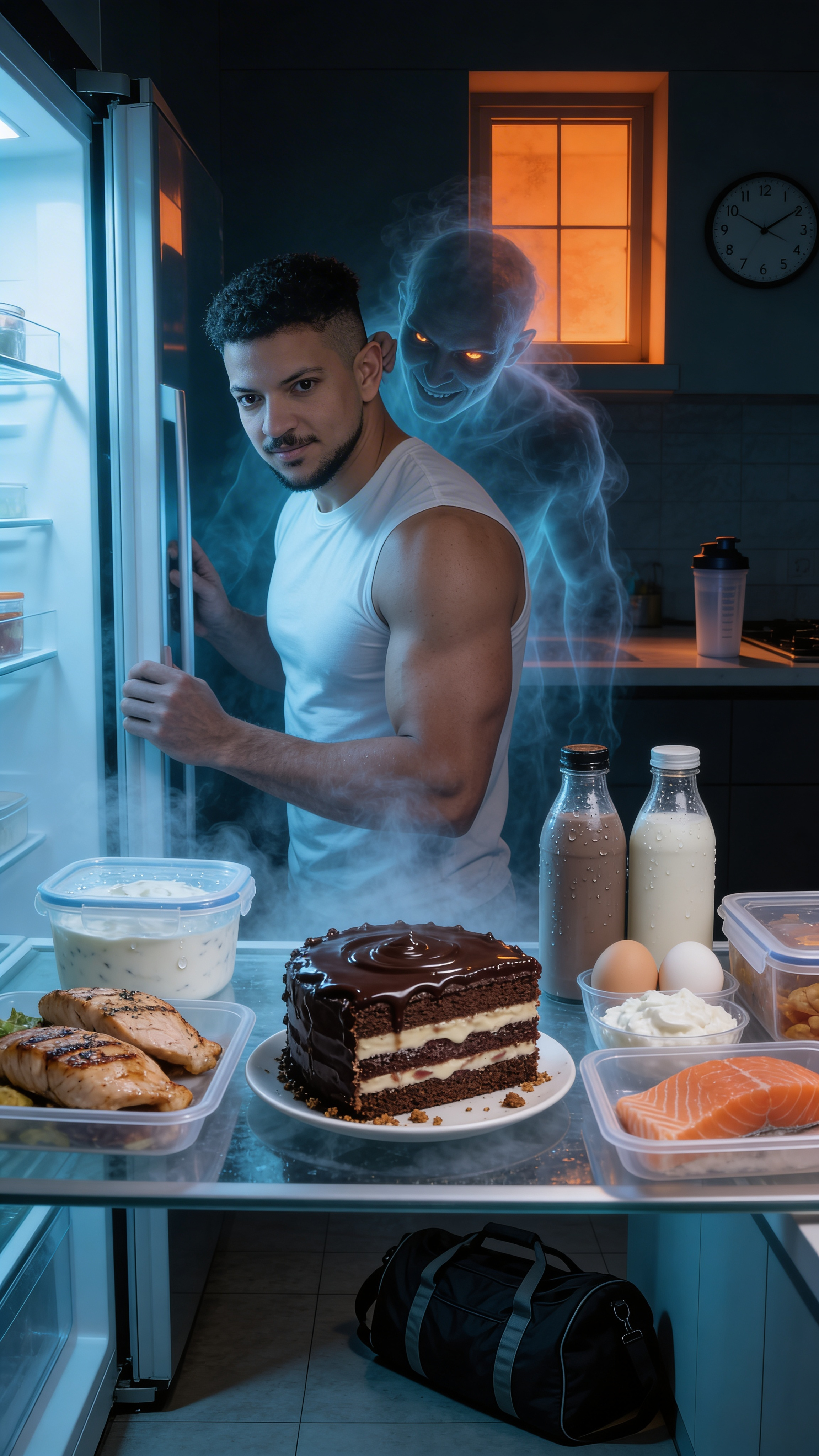 Fitness focused man