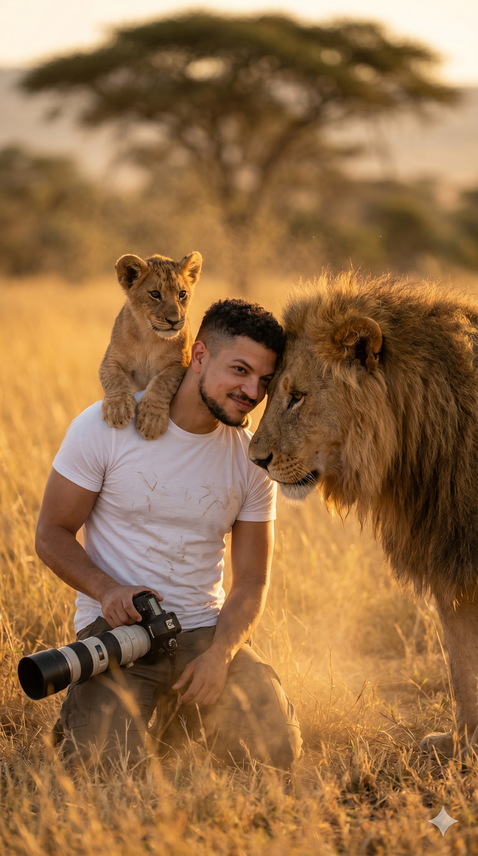 Savanna lion duo – Bild 2