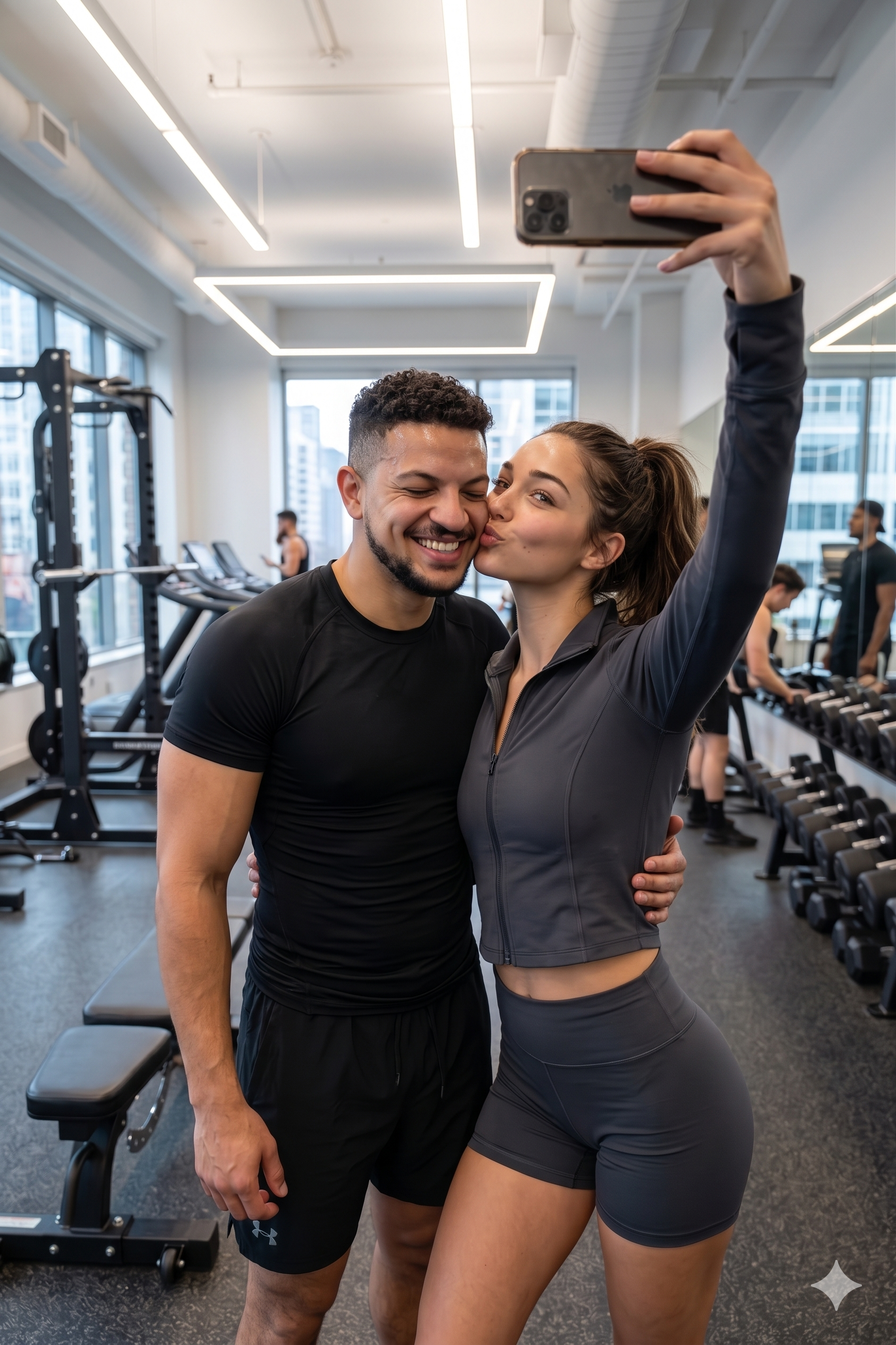 Gym selfie duo – Bild 2