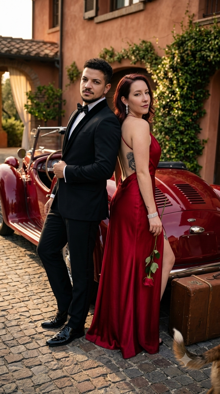 A sophisticated young couple