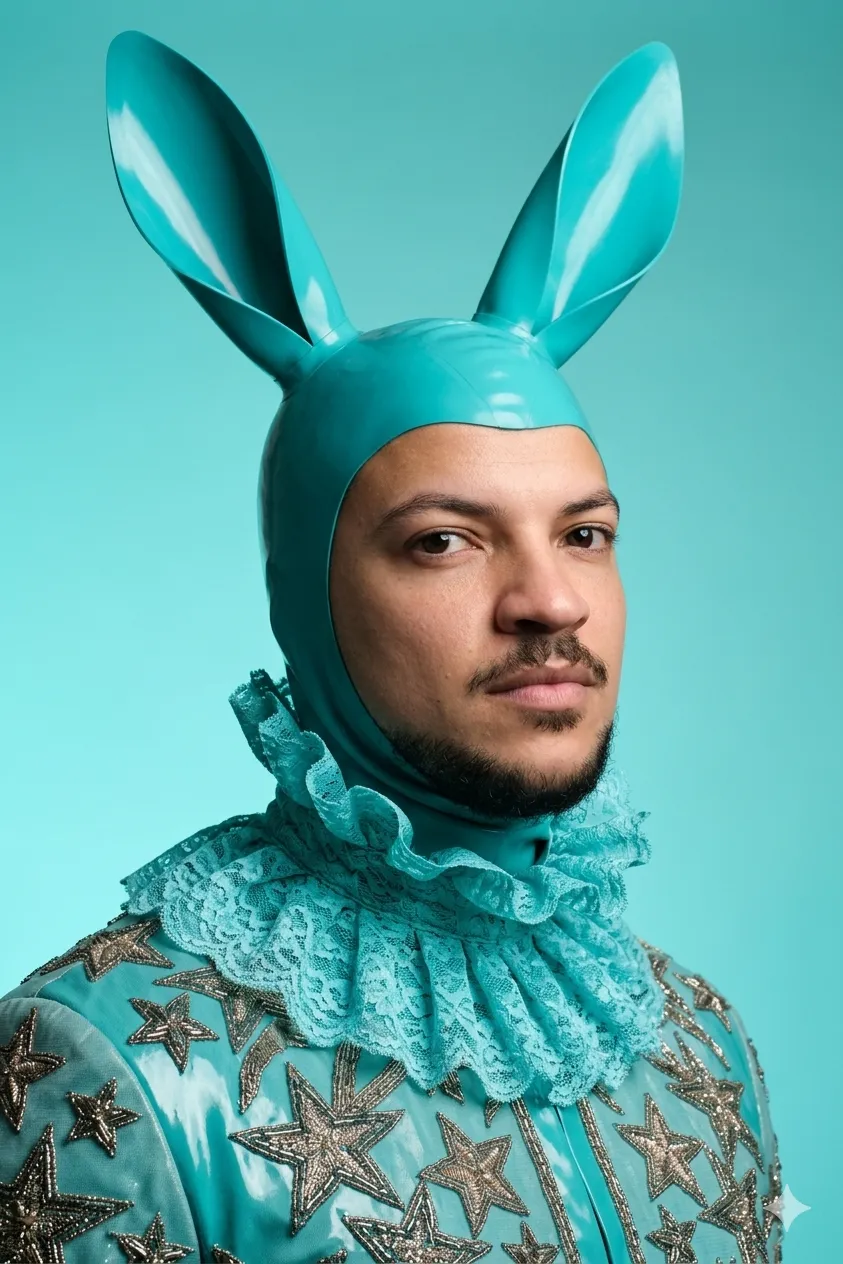Rabbit in Blue