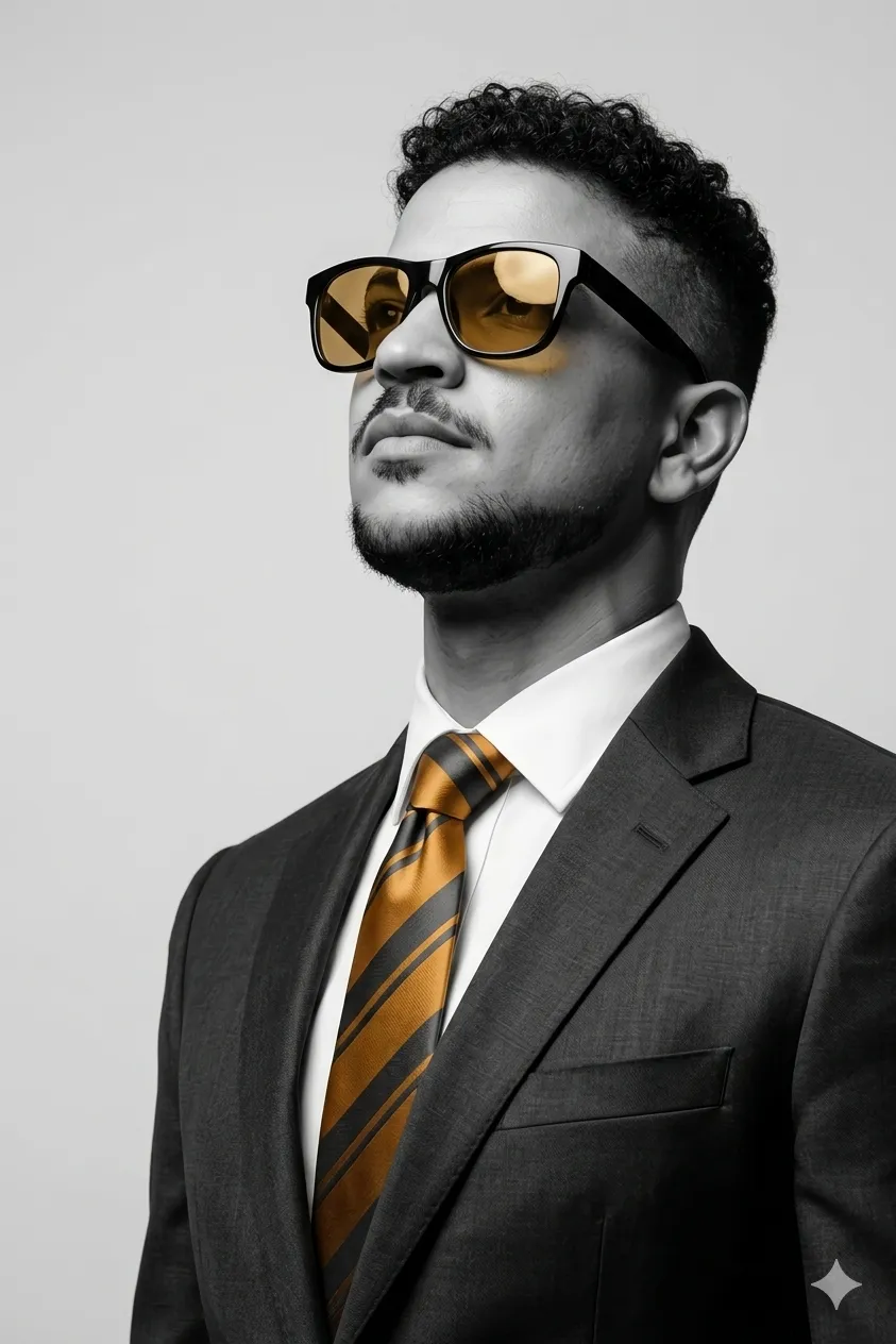 Black, White & Gold