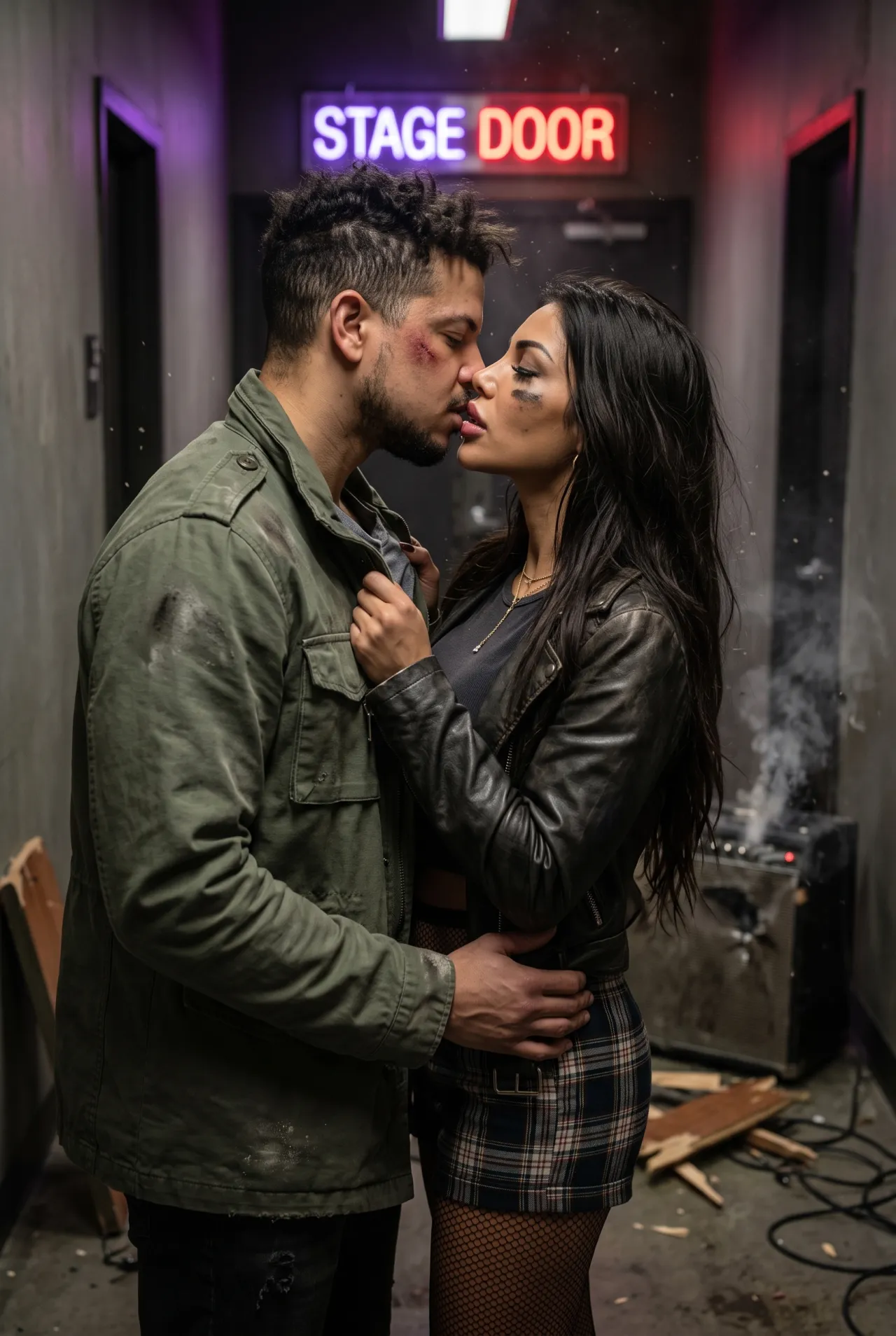 The Kiss in the Middle of the Chaos