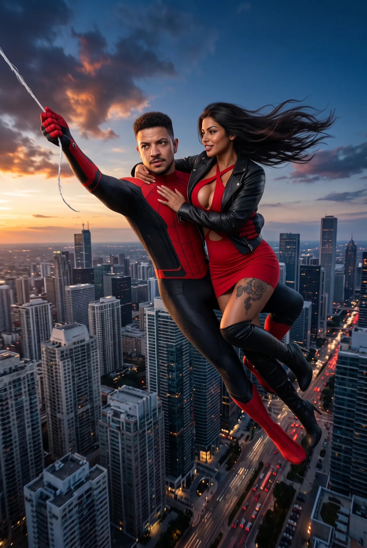 Spider-Man – Swinging Above the City