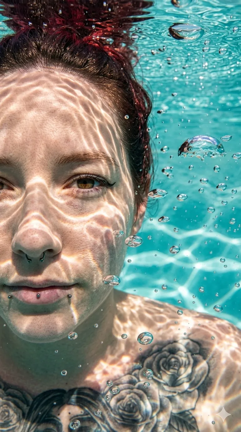 Face Focus Underwater