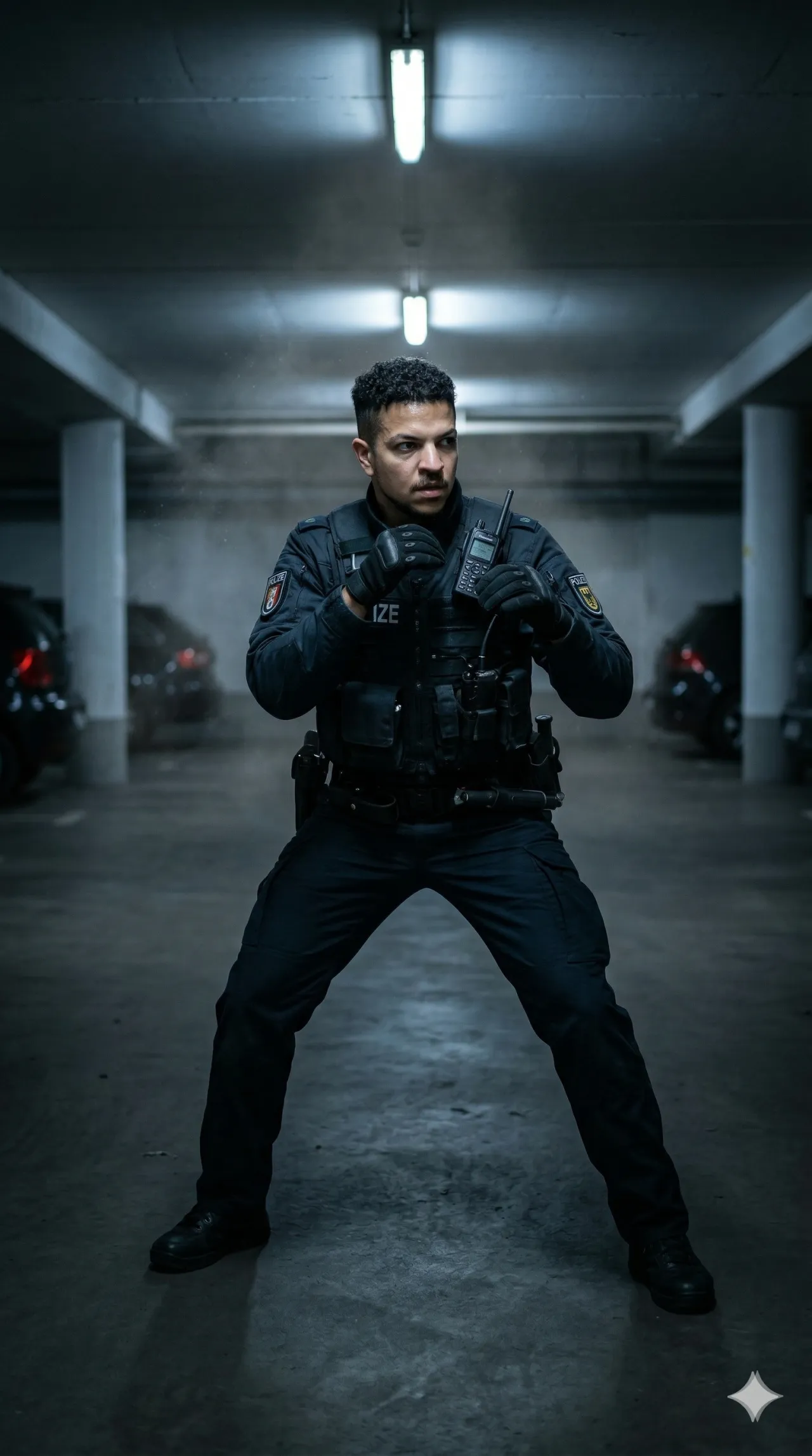 German federal police officer