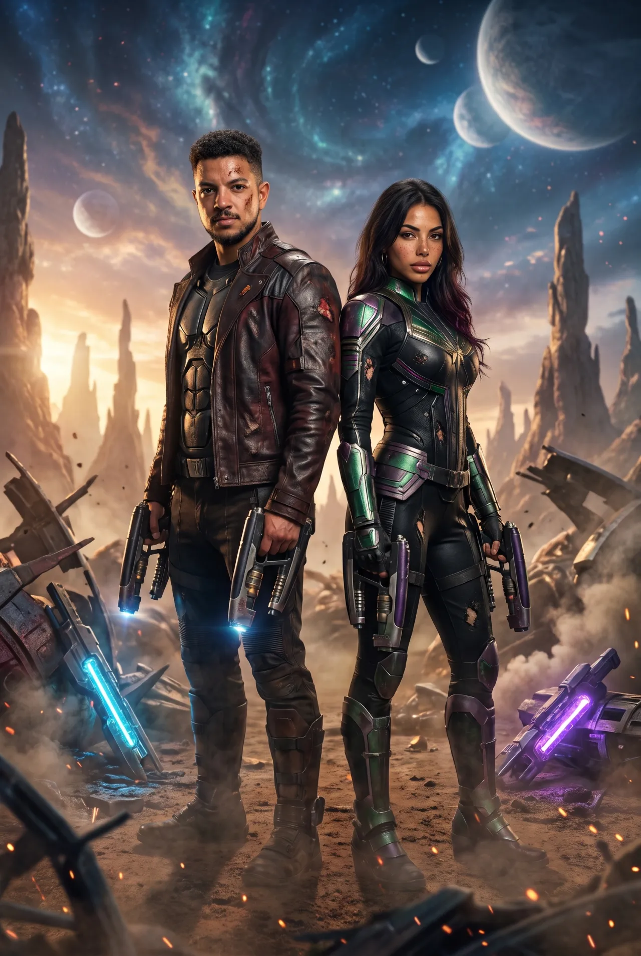 GOTG: Battle on an Alien Planet