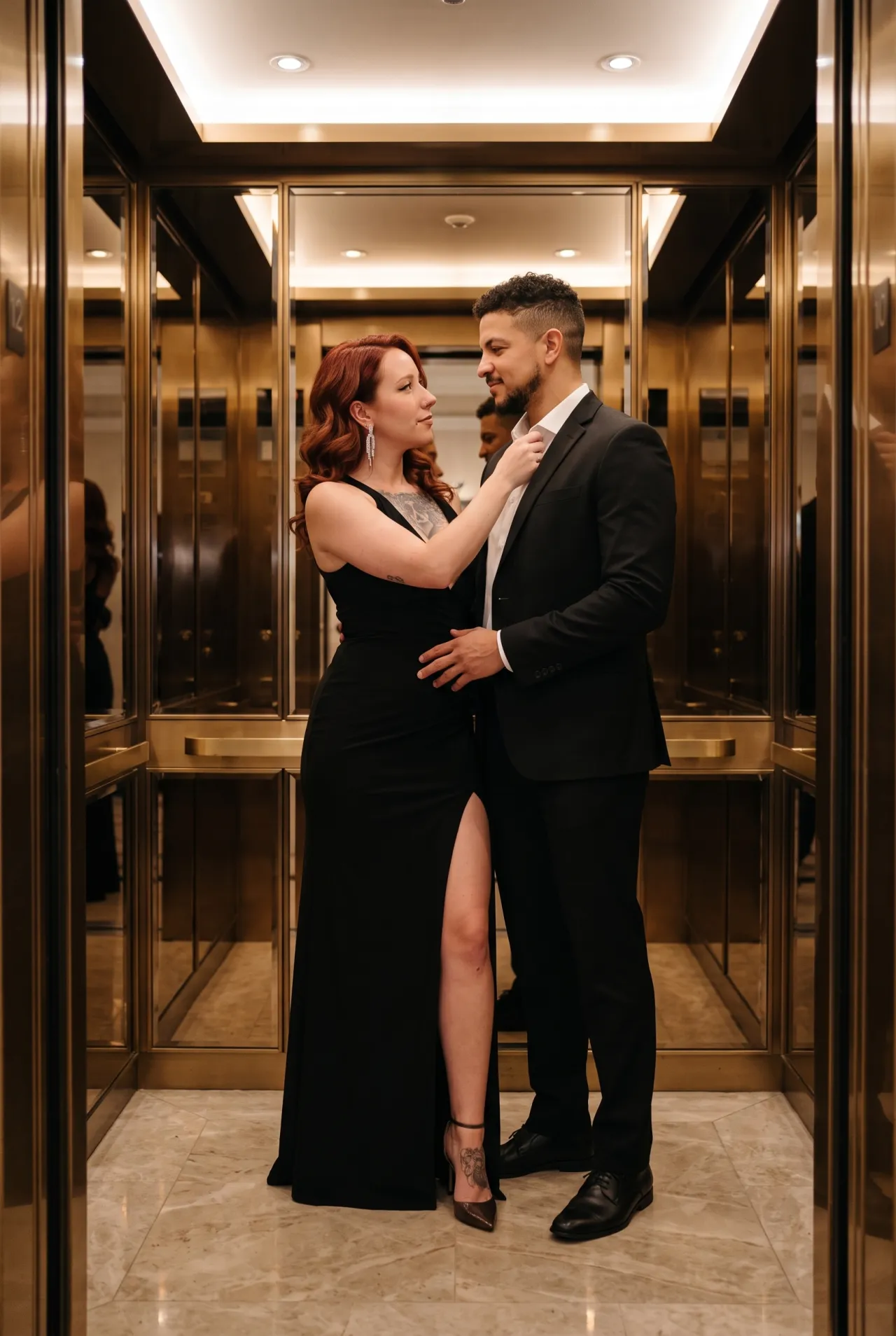 Luxury Elevator Close Quarters