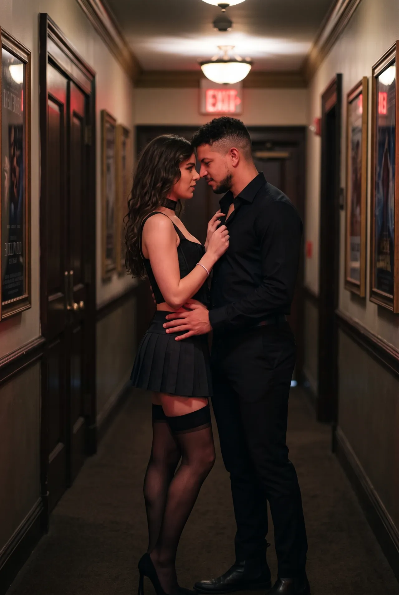Hallway Embrace