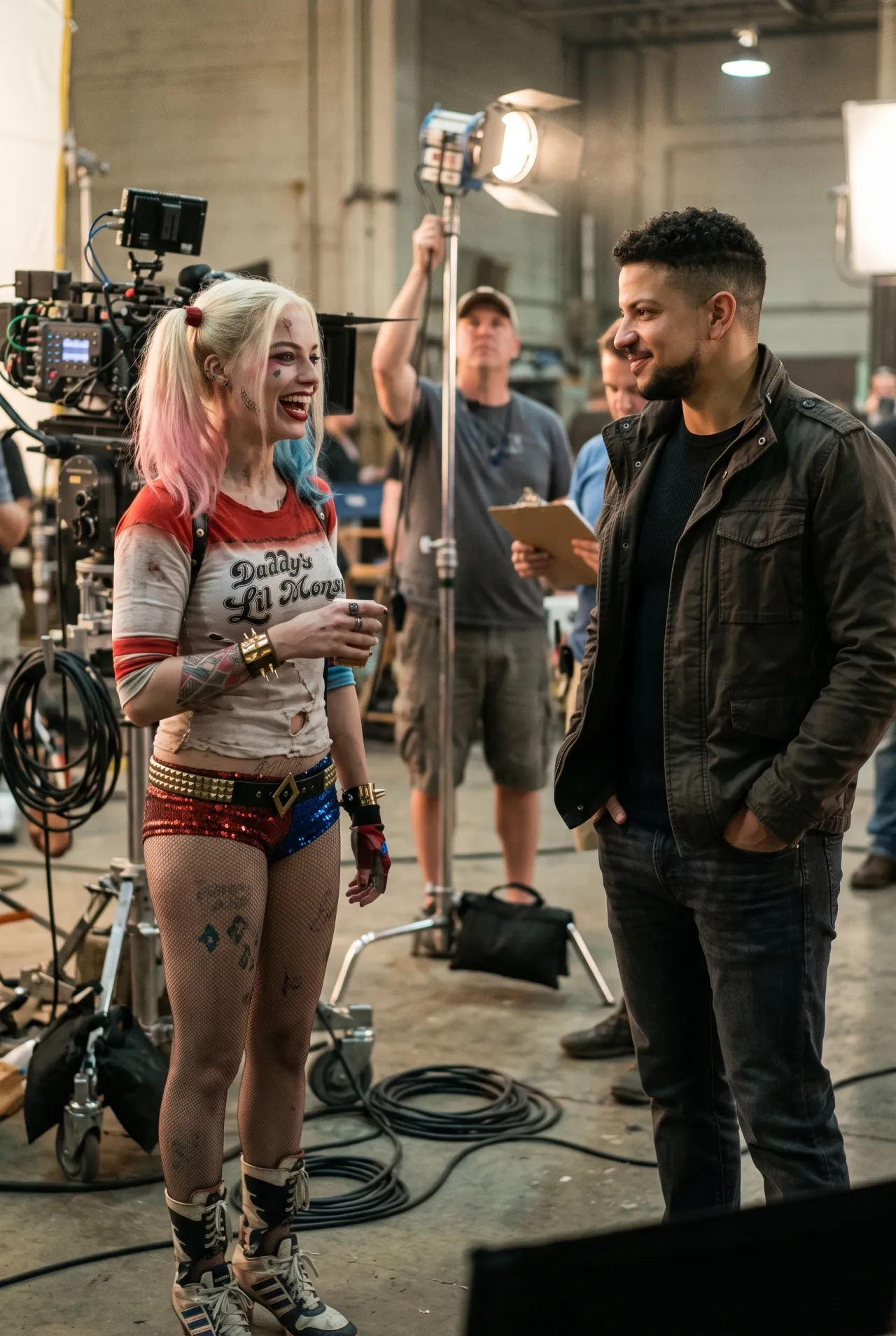 SUICIDE SQUAD HARLEY BETWEEN TAKES