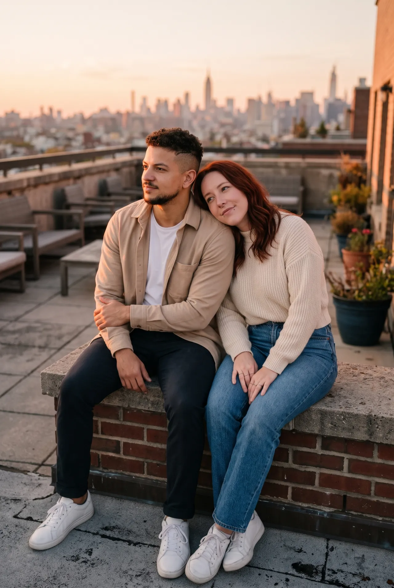 BEST FRIENDS | SUNSET ROOFTOP