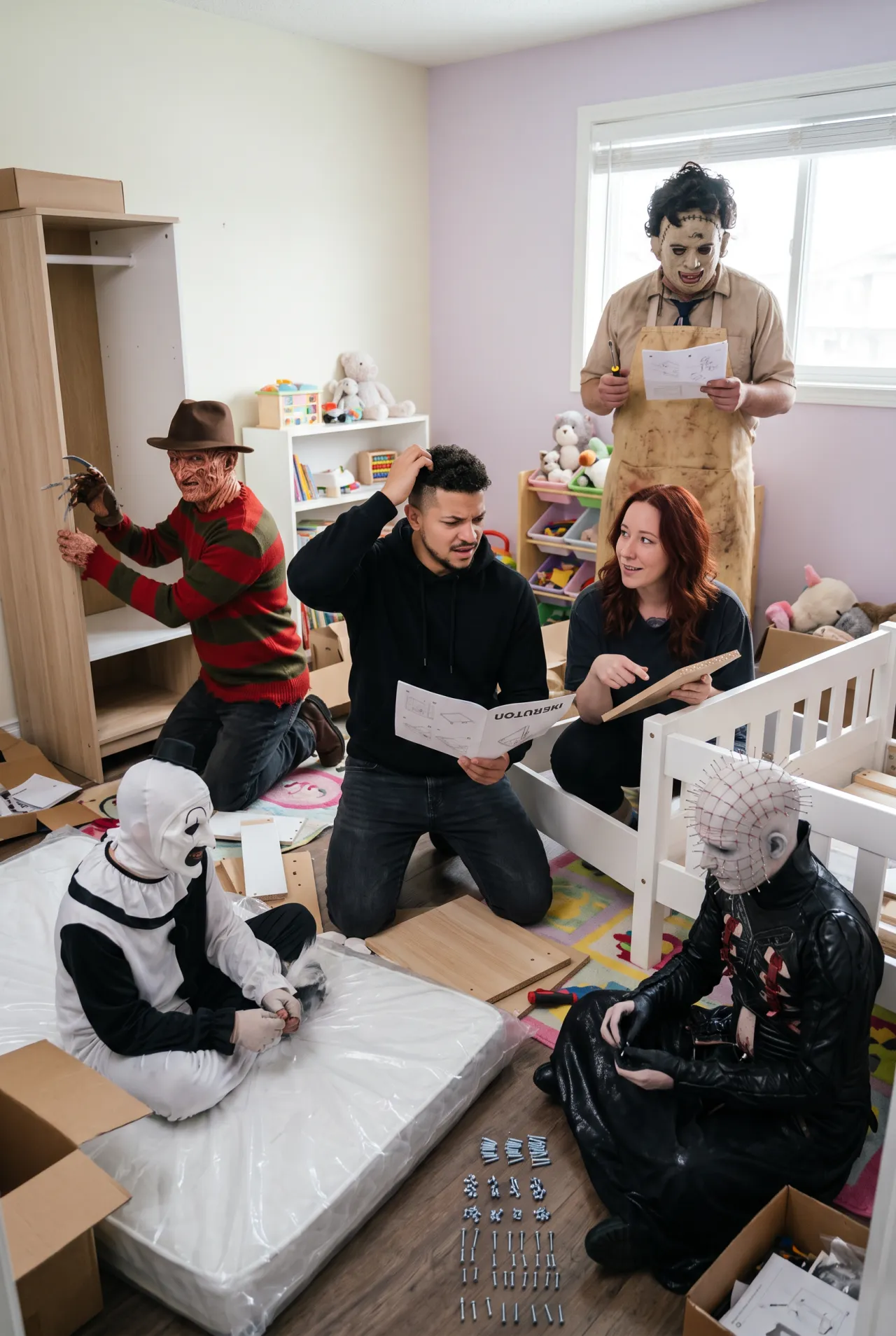 HORROR ICONS BUILDING A KIDS' BEDROOM