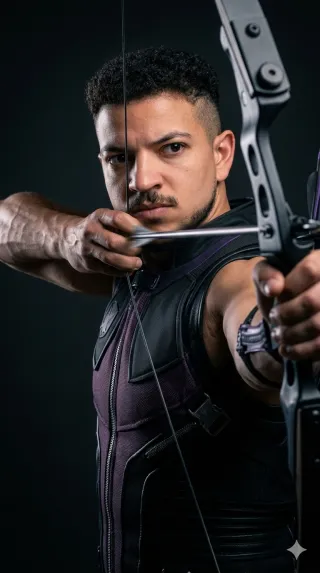 Action shot of a Hawkeye – Image 1
