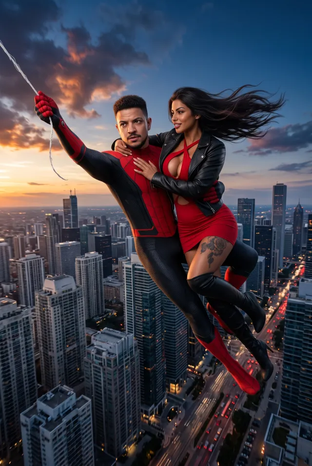 Spider-Man – Swinging Above the City