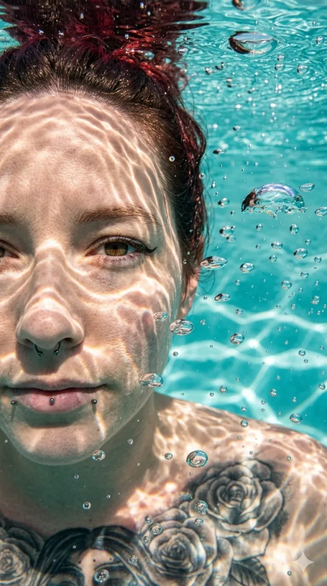 Face Focus Underwater