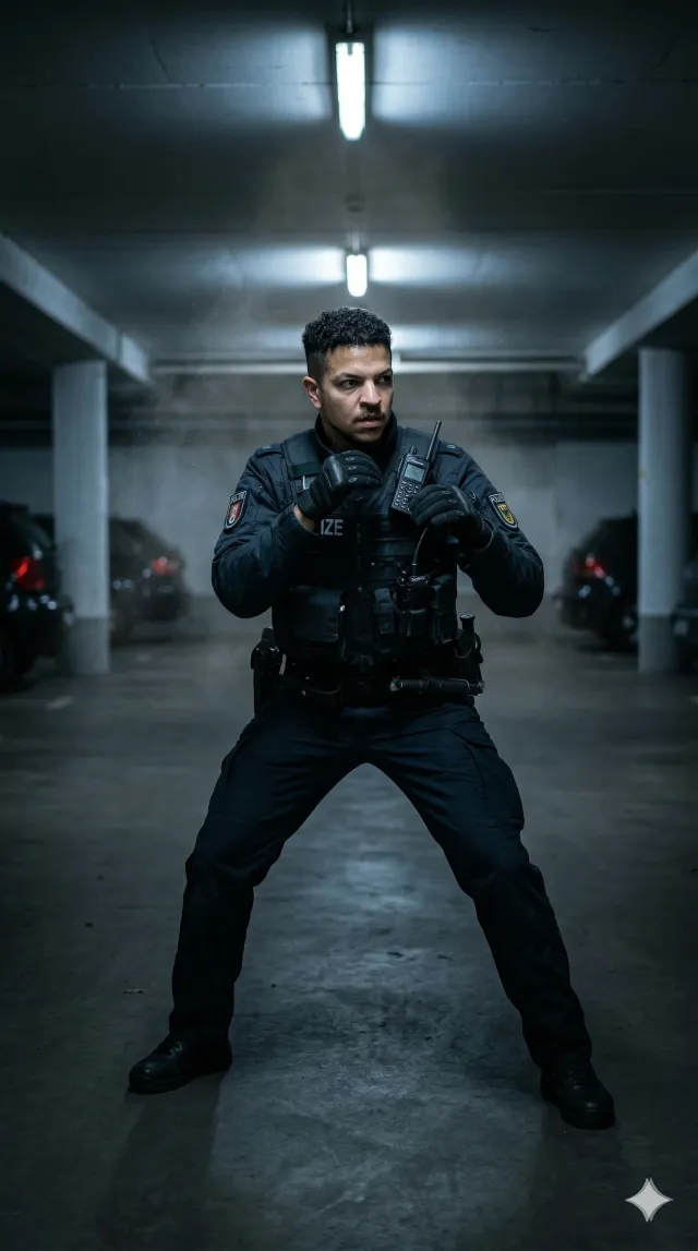 German federal police officer