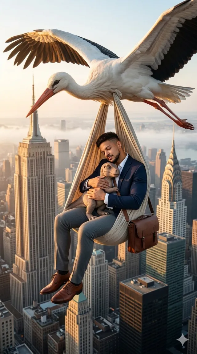 The stork doesn't just bring babies
