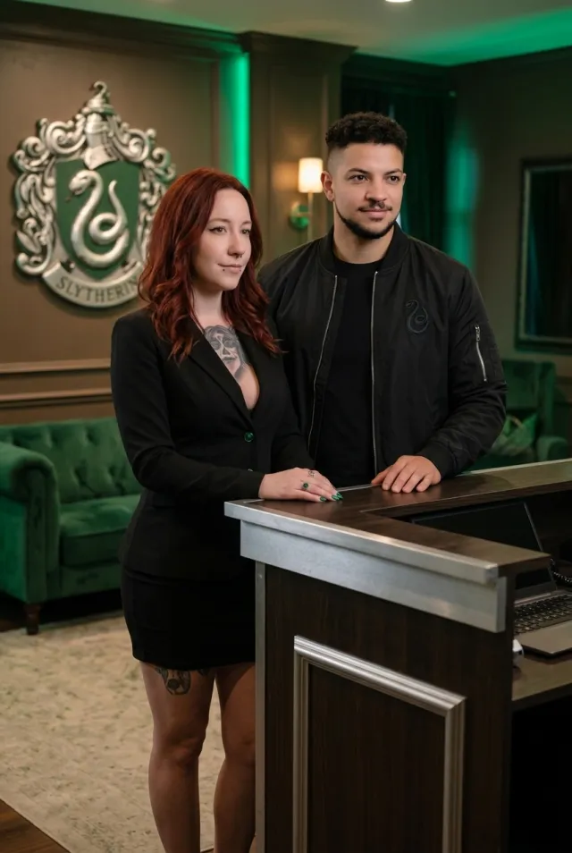 SLYTHERIN: Luxury Hotel Lobby