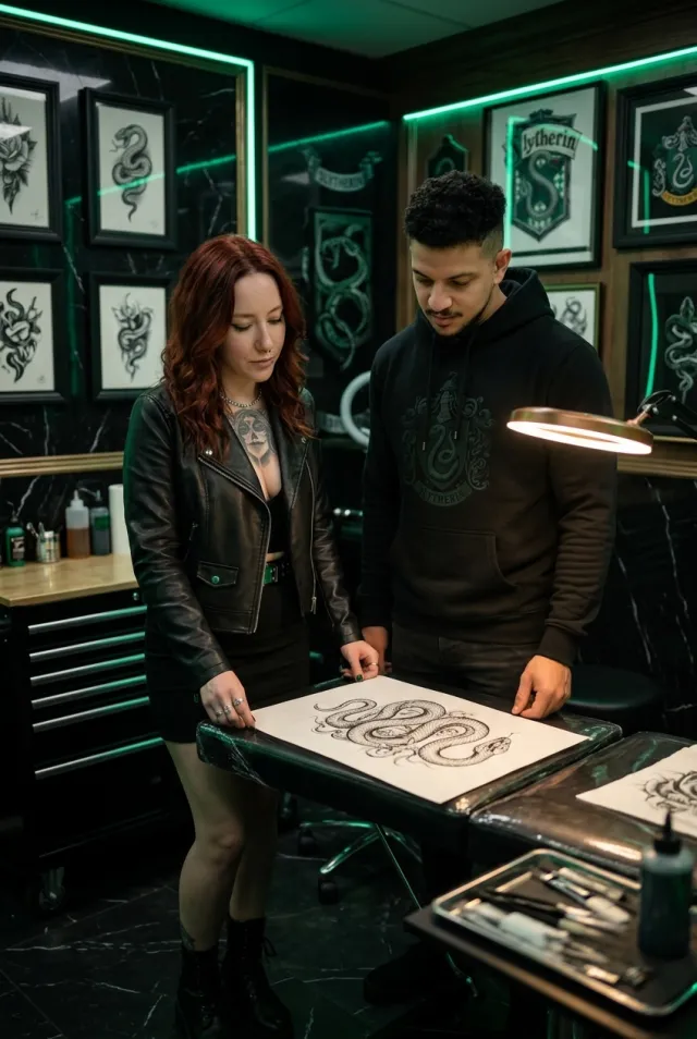 SLYTHERIN: Tattoo Studio Atmosphere