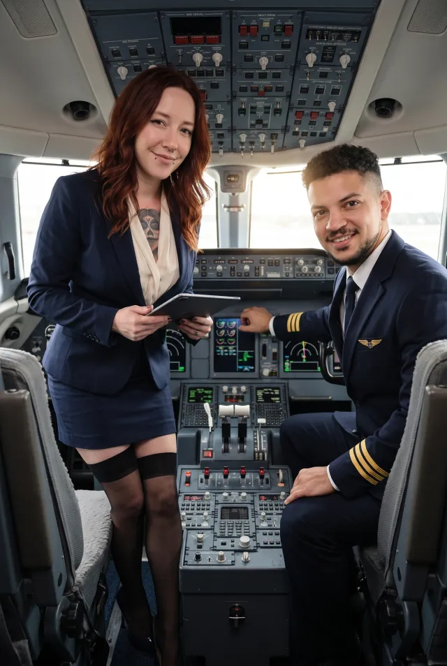 Pilot & Stewardess
