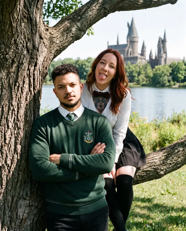 SLYTHERIN: The Tree Photo Shoot
