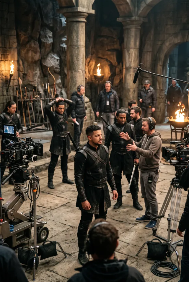 Arrival at Nanda Parbat Stunt Department BTS