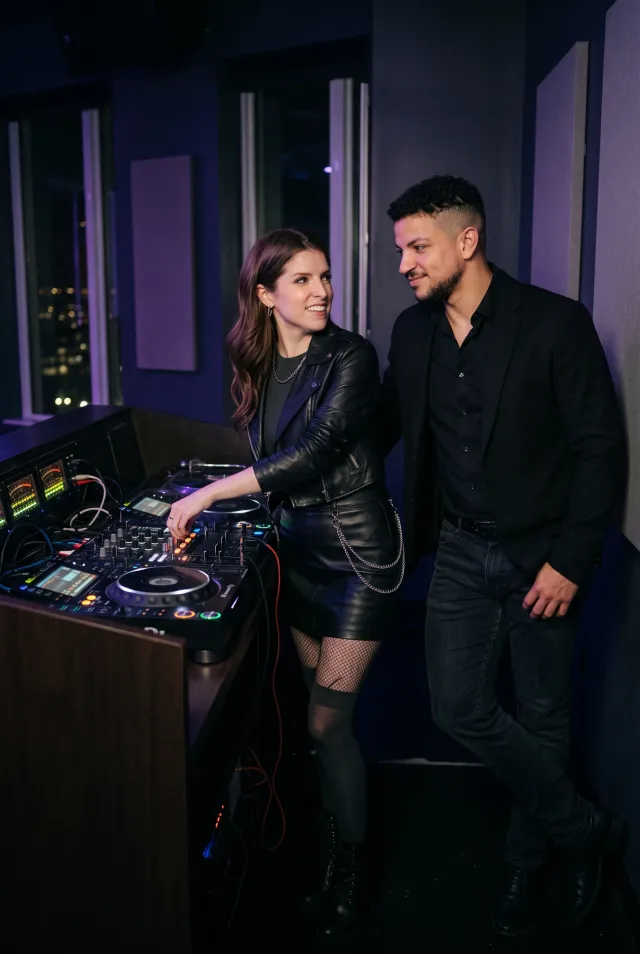 The DJ Booth After Dark