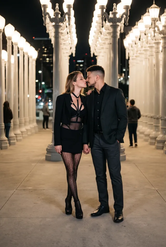 LACMA NIGHT FASHION DATE