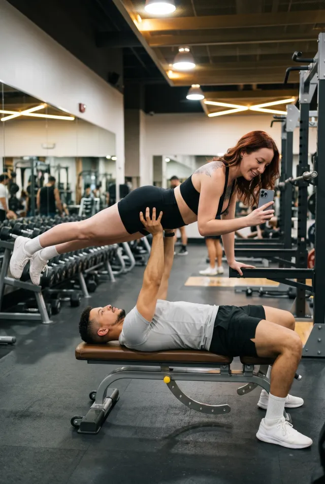 Gym Challenge – Acrobatic Fitness Pose