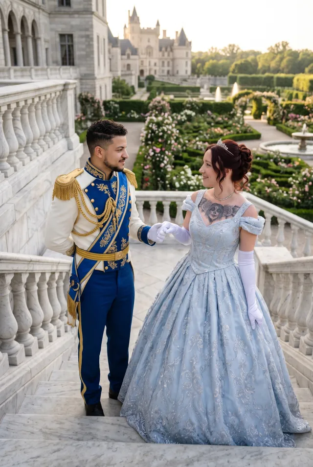CINDERELLA & PRINCE CHARMING | PALACE GARDEN