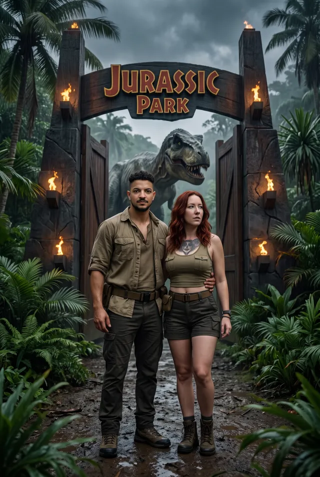 JURASSIC PARK WELCOME TO THE ISLAND
