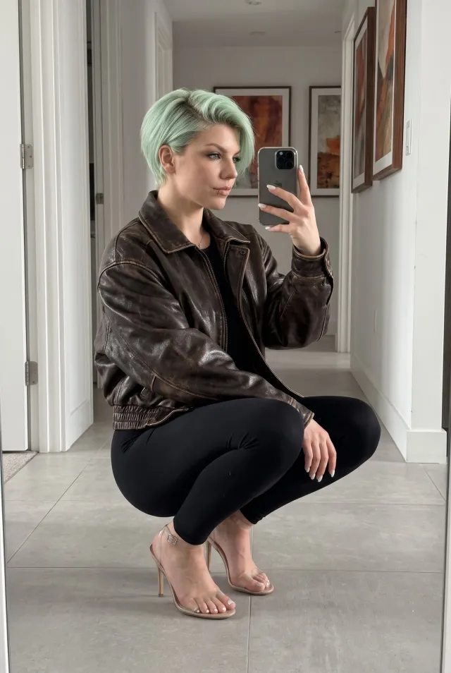 Luxury Street Style Leather Jacket