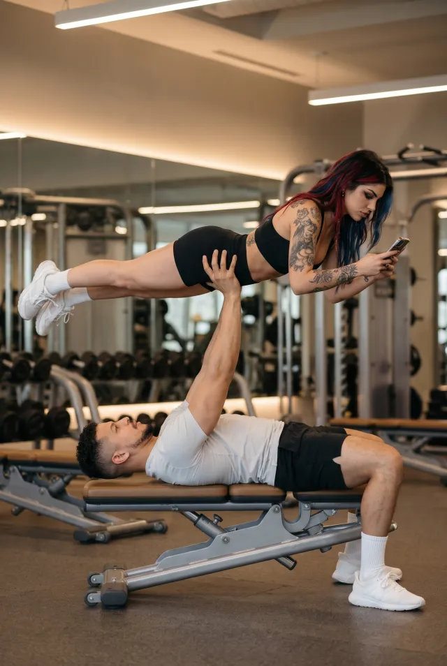 GYM COUPLE FITNESS CHALLENGE