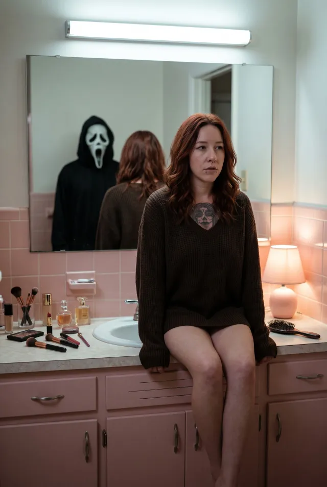 Ghostface Bathroom Horror